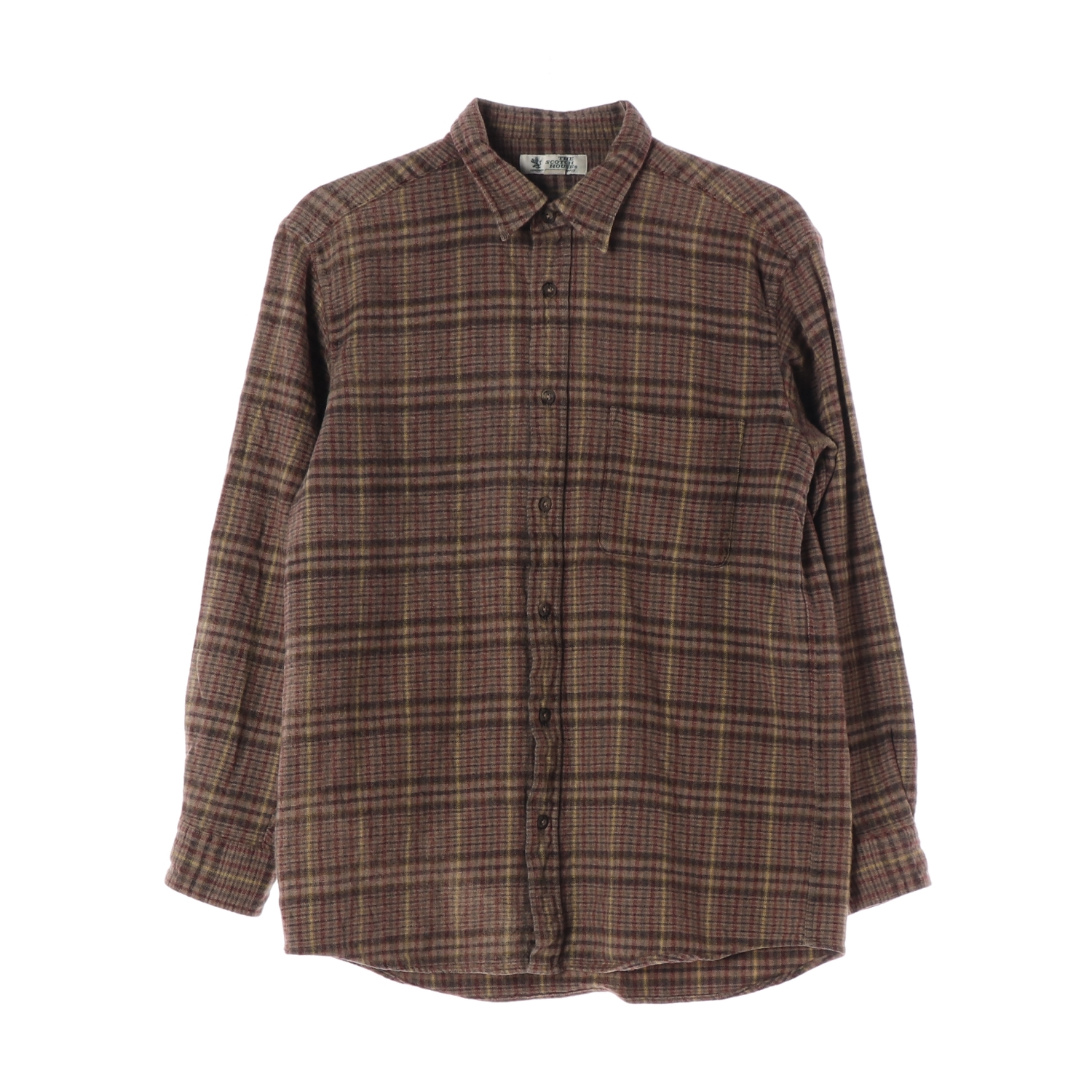 THE SCOTCH HOUSE 더스카치하우스 브라운 체크 셔츠 MAN-L