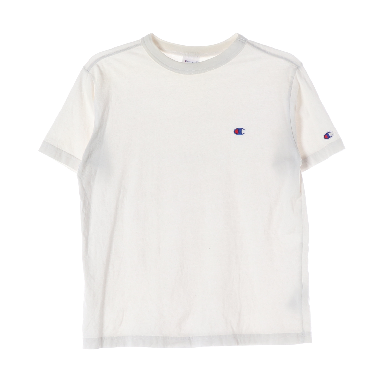 CHAMPION 챔피온 로고 자수 반팔 티셔츠 MAN-S