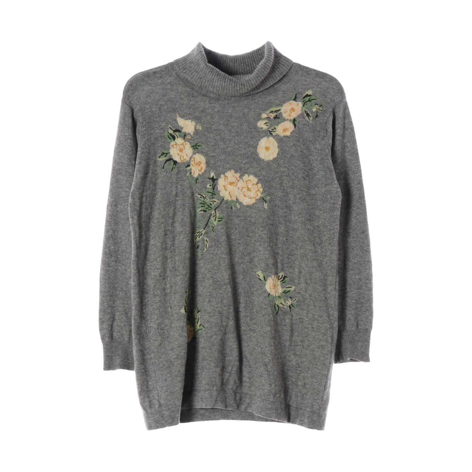 PIERRE BALMAIN 피에르발망 플라워 자수 캐시미어 터틀넥 WOMAN-38