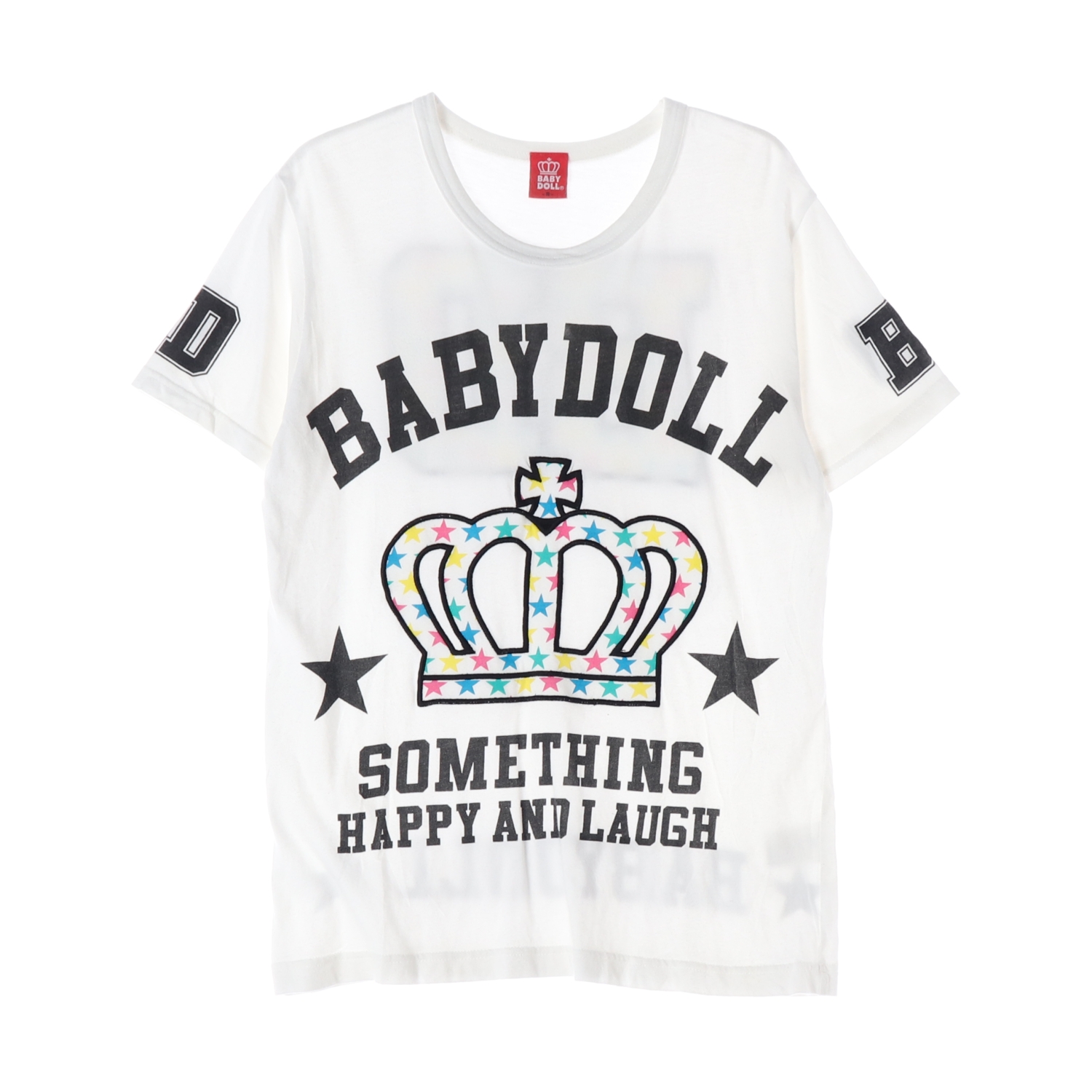 BABYDOLL 베이비돌 크라운 프린팅 반팔 티셔츠 WOMAN-S