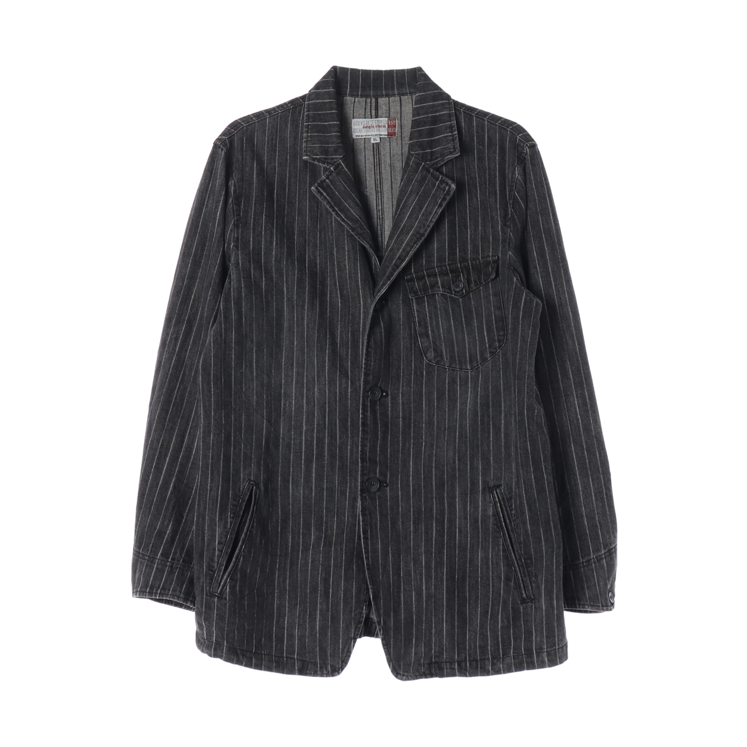 JUNGLE STORM 정글스톰 스트라이프 패턴 블레이저 MAN-XL