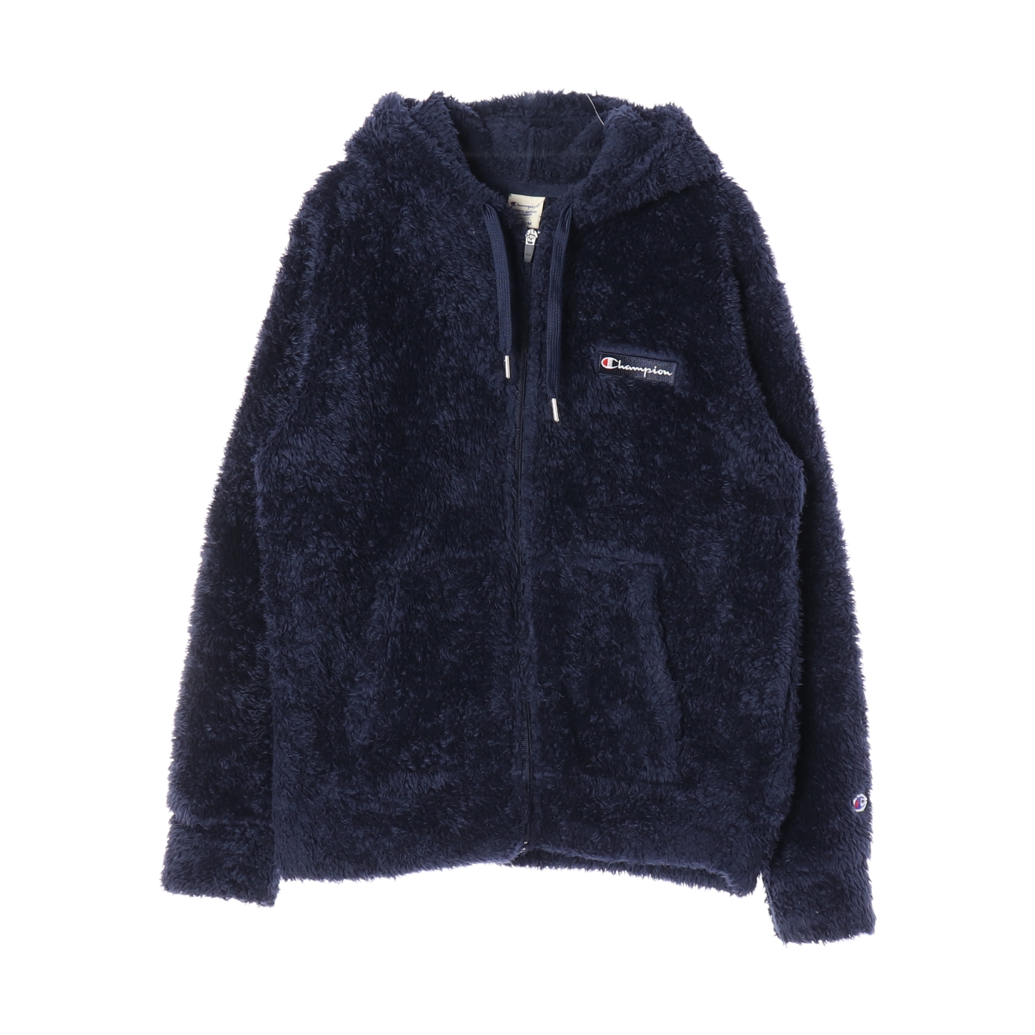 CHAMPION 챔피온 로고 패치 플리스 후드집업 MAN-M