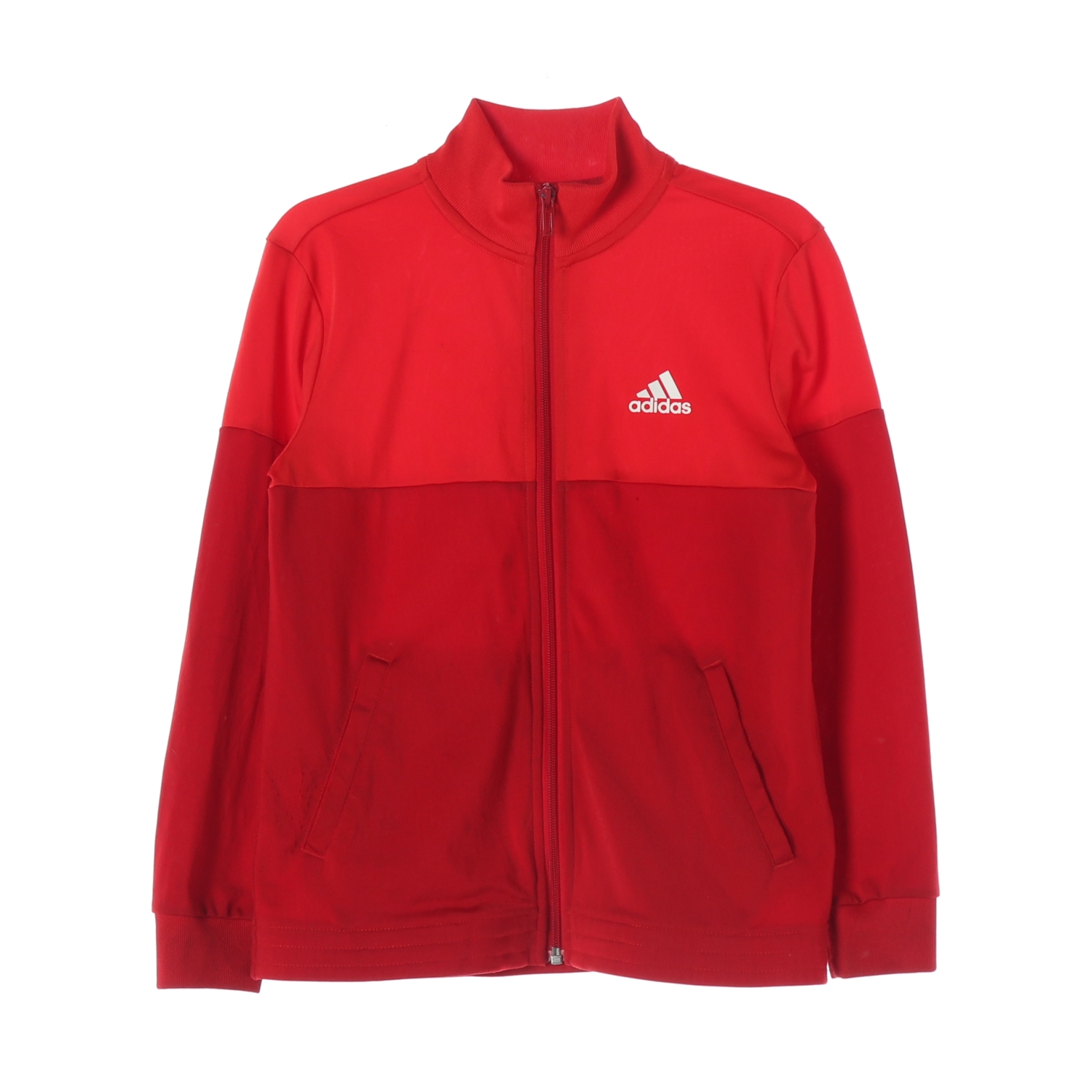 ADIDAS 아디다스 배색 로고 집업 트랙 재킷 KIDS-140