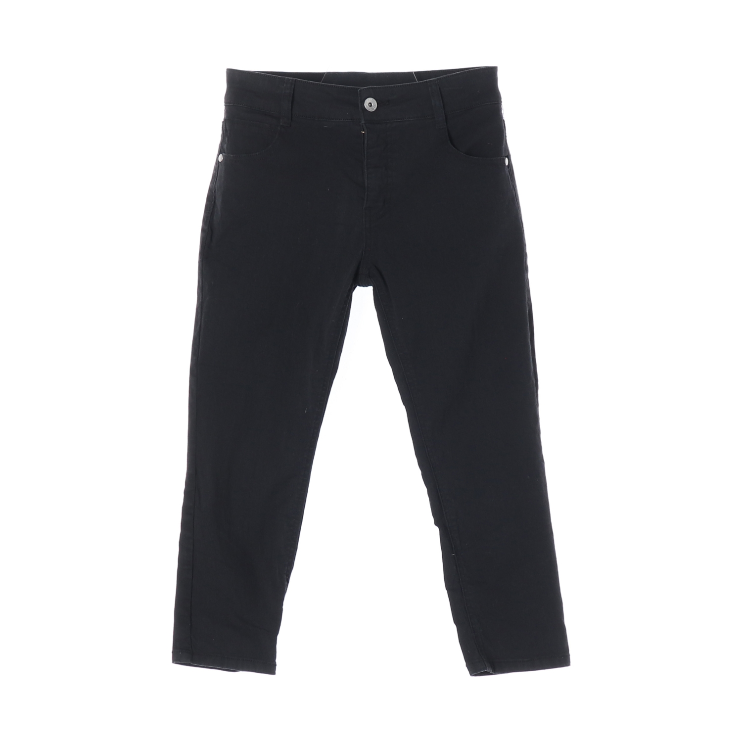 NAVY JEANS 네이비진스 베이직 블랙 면혼방 팬츠 MAN-M