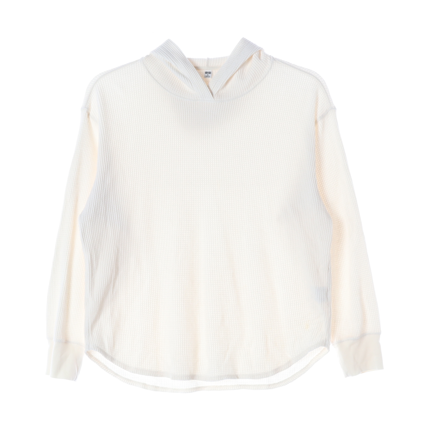 UNIQLO 유니클로 와플 조직 후드 티셔츠 WOMAN-XL