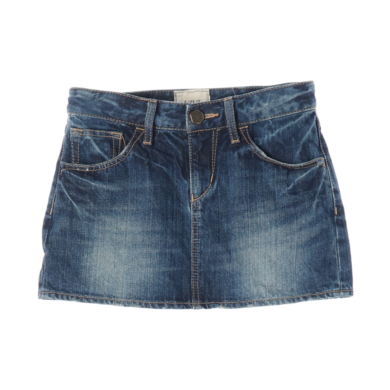 AZUL BY MOUSSY 아즈울바이마우지 워싱 데님 미니스커트 WOMAN-25