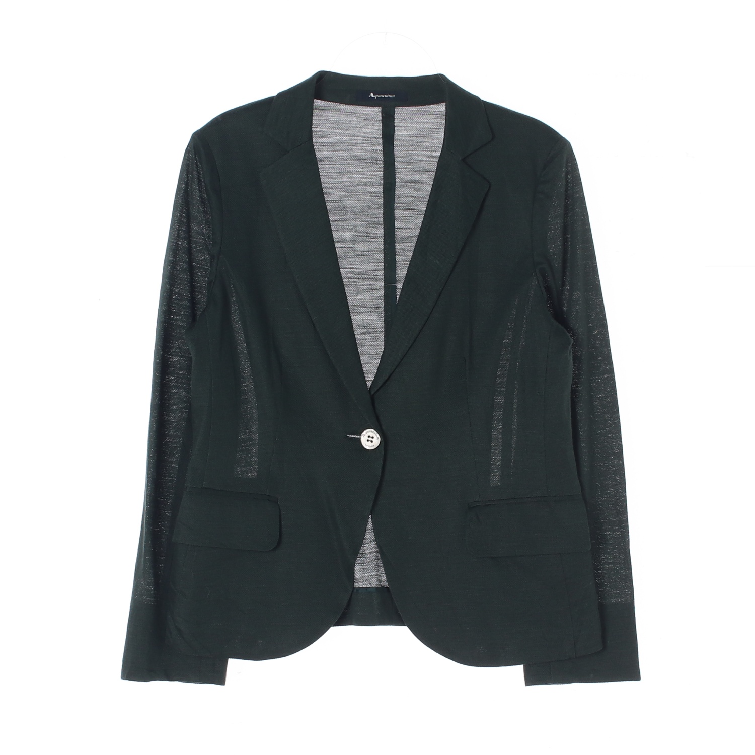 AQUASCUTUM 아쿠아스큐텀 시스루 슬림핏 테일러드 블레이저 WOMAN-S
