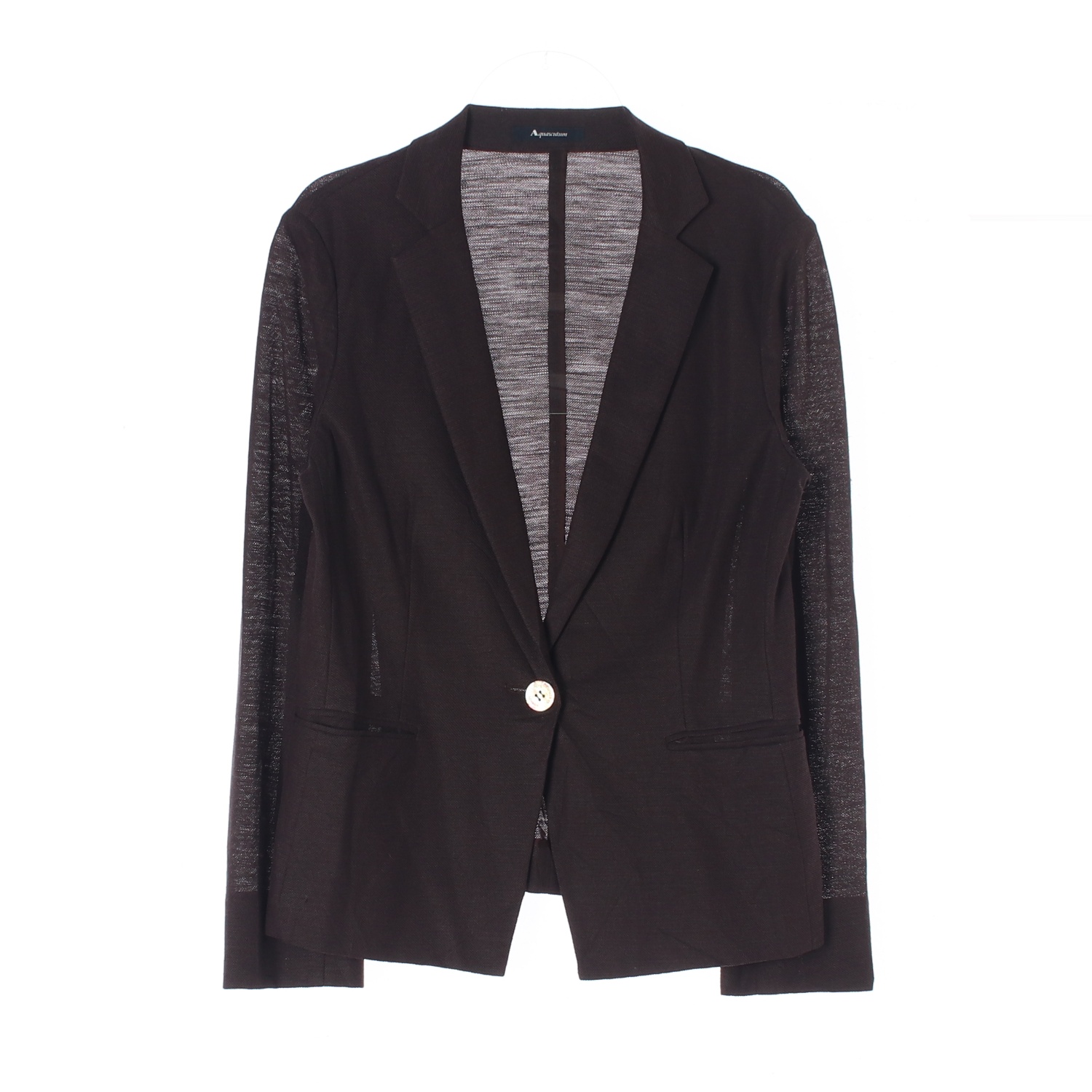 AQUASCUTUM 아쿠아스큐텀 시스루 롱슬리브 테일러드 재킷 WOMAN-S